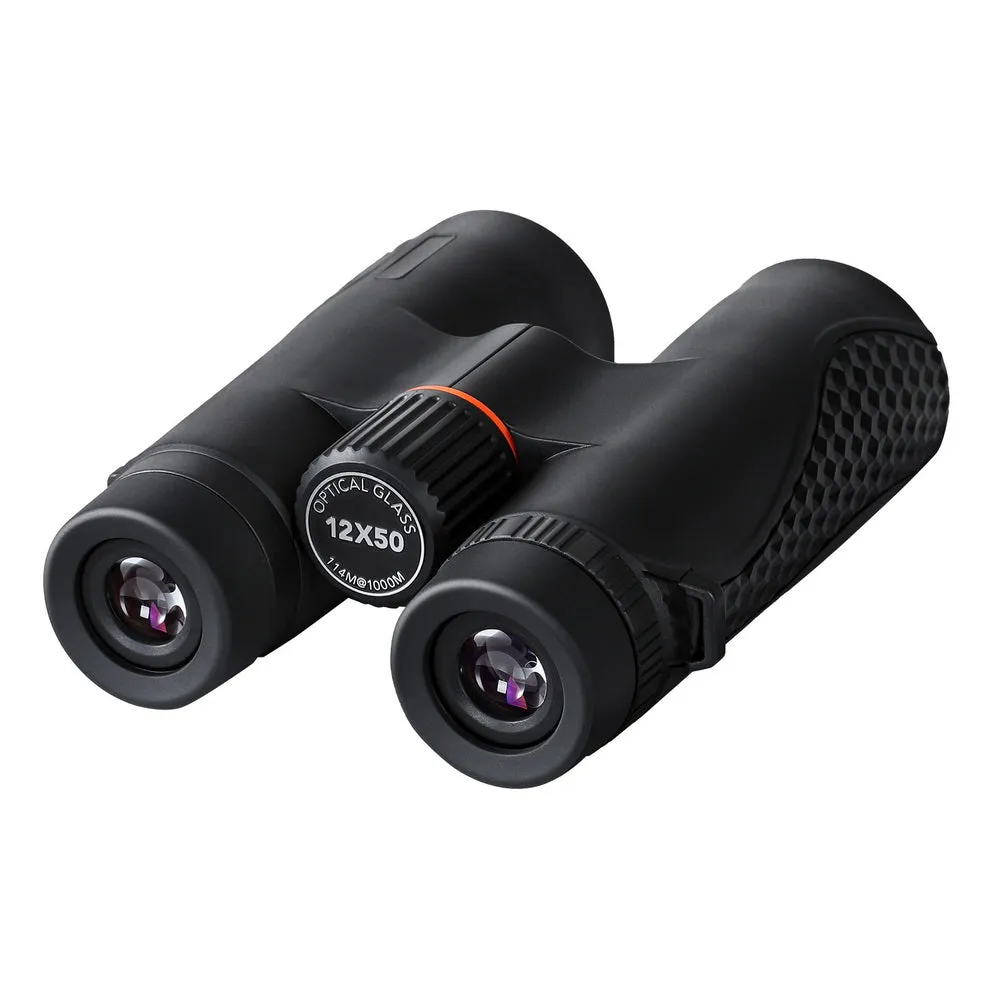 12X50 HD Waterproof Binoculars Nitrogen-Filled w/ BAK4 Prism