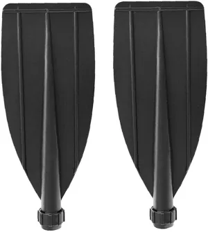2pcs Boat Oars Paddles Adjustable Length Detachable Aluminum Alloy for Dinghy Canoe Raft Sailing