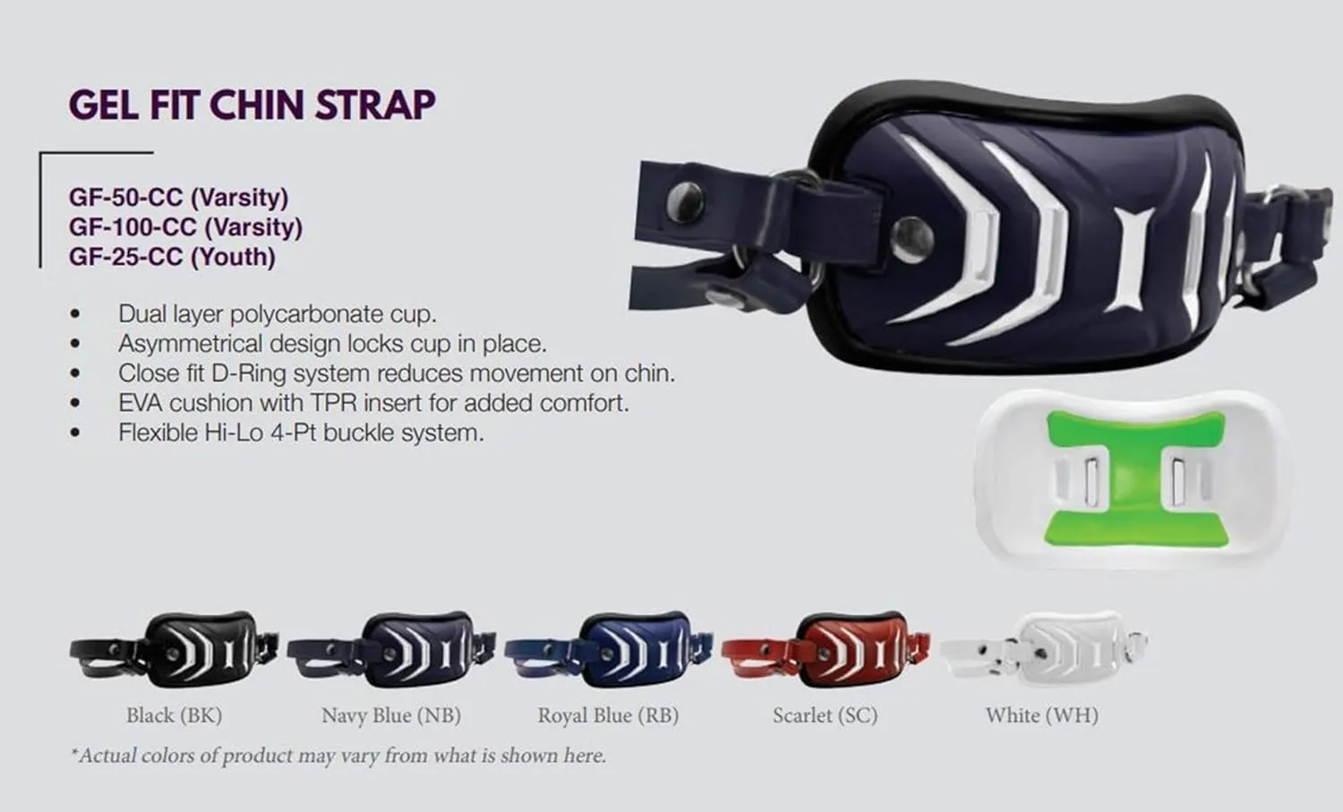 ADAMS USA GF Series Football Chin Strap