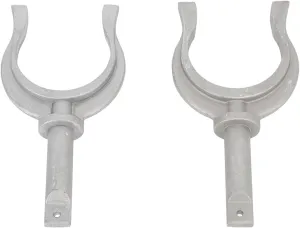 AYNEFY 2PCS Rowlock Socket Bracket 2in Aluminum Portable Durable Side Mount Oarlock with Great Accessories for Boat, Kayak, Canoe, Water Raft Boat, Yacht