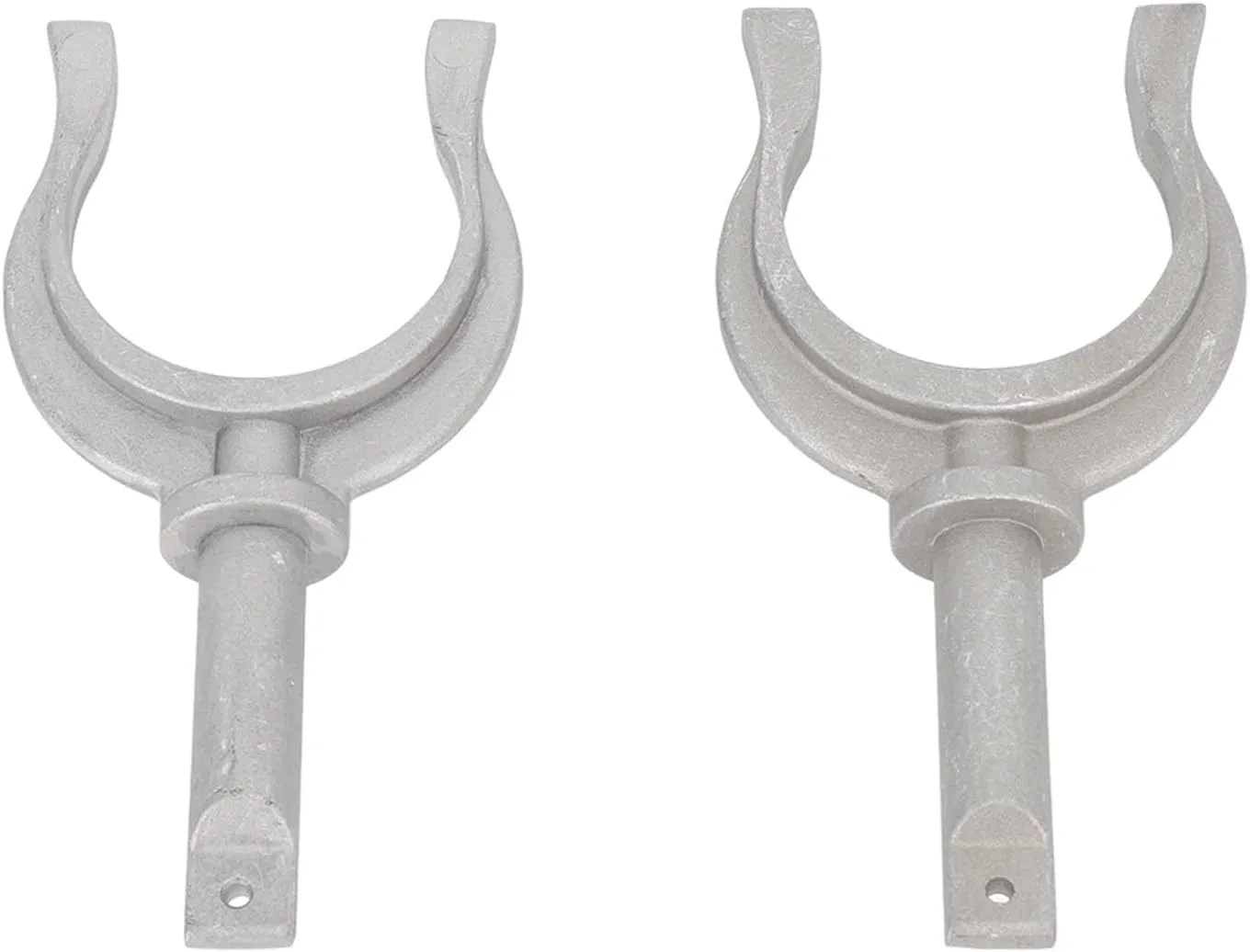 AYNEFY 2PCS Rowlock Socket Bracket 2in Aluminum Portable Durable Side Mount Oarlock with Great Accessories for Boat, Kayak, Canoe, Water Raft Boat, Yacht