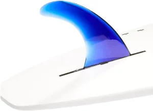 DORSAL Signature Surf SUP Single Center Fin for Longboard Surfboard Blue Polycarbonate