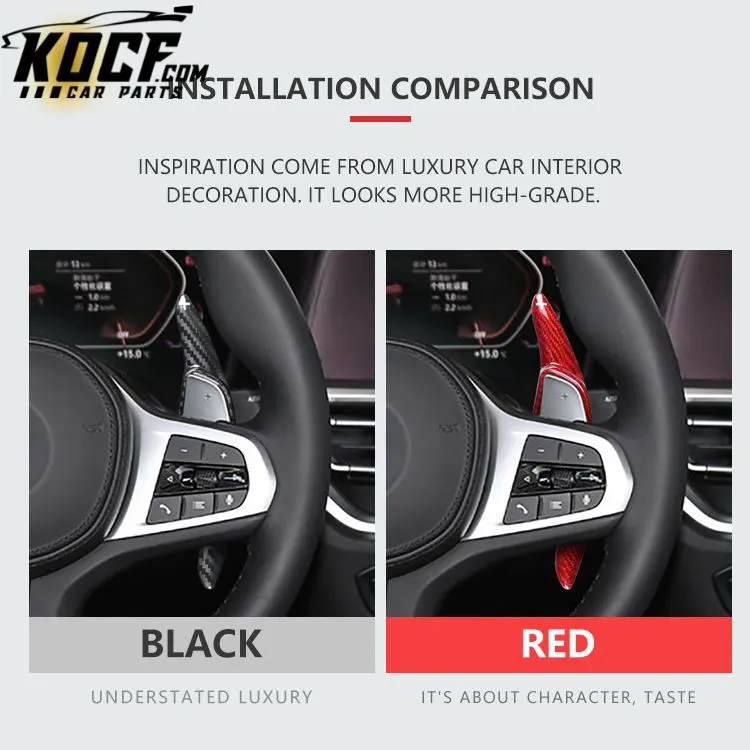 ES BP-BM-622 Car Accessories Para Auto Carbon Fiber Auto Steering Shift Paddles Repuesto For BMW