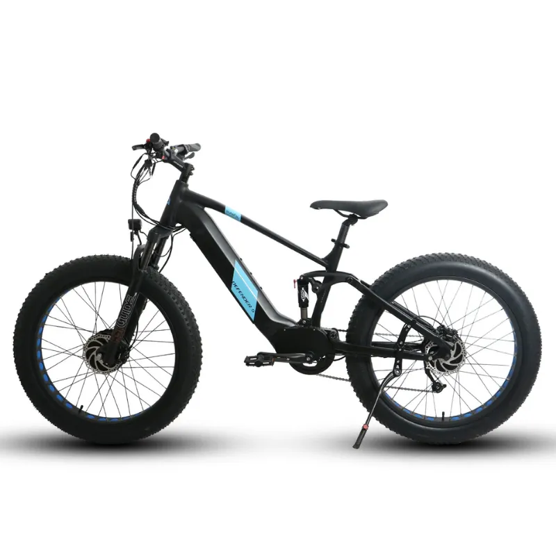 EUNORAU DEFENDER-S AWD Dual Suspension Electric Bike, 48V/15Ah, 1500W