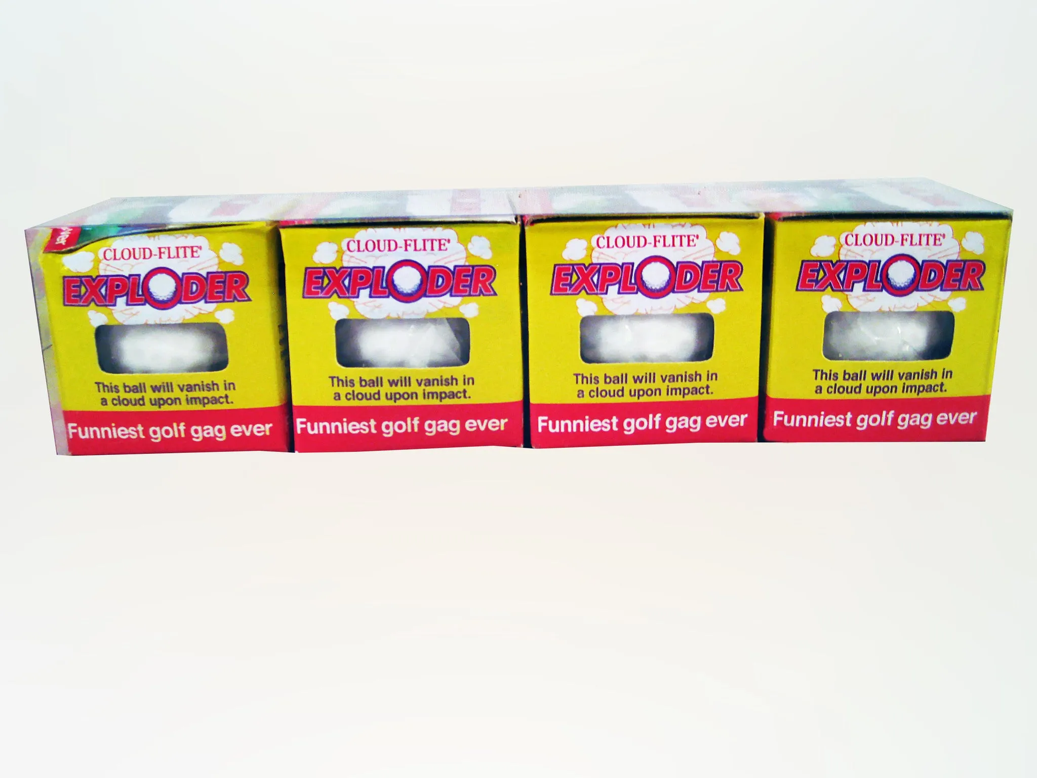 Exploding Golf Balls - 4 Pack