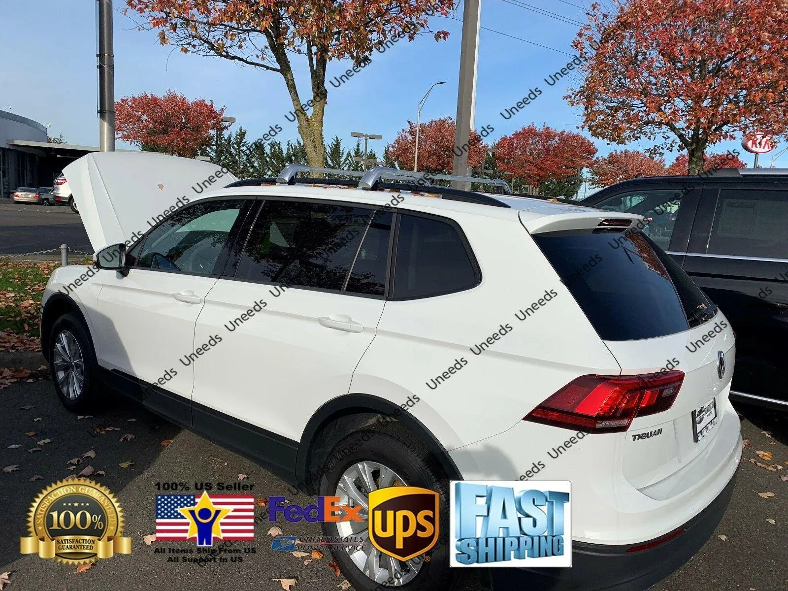 Fit 2005-2021 Volkswagen TIGUAN Baggage Luggage Cross Bar