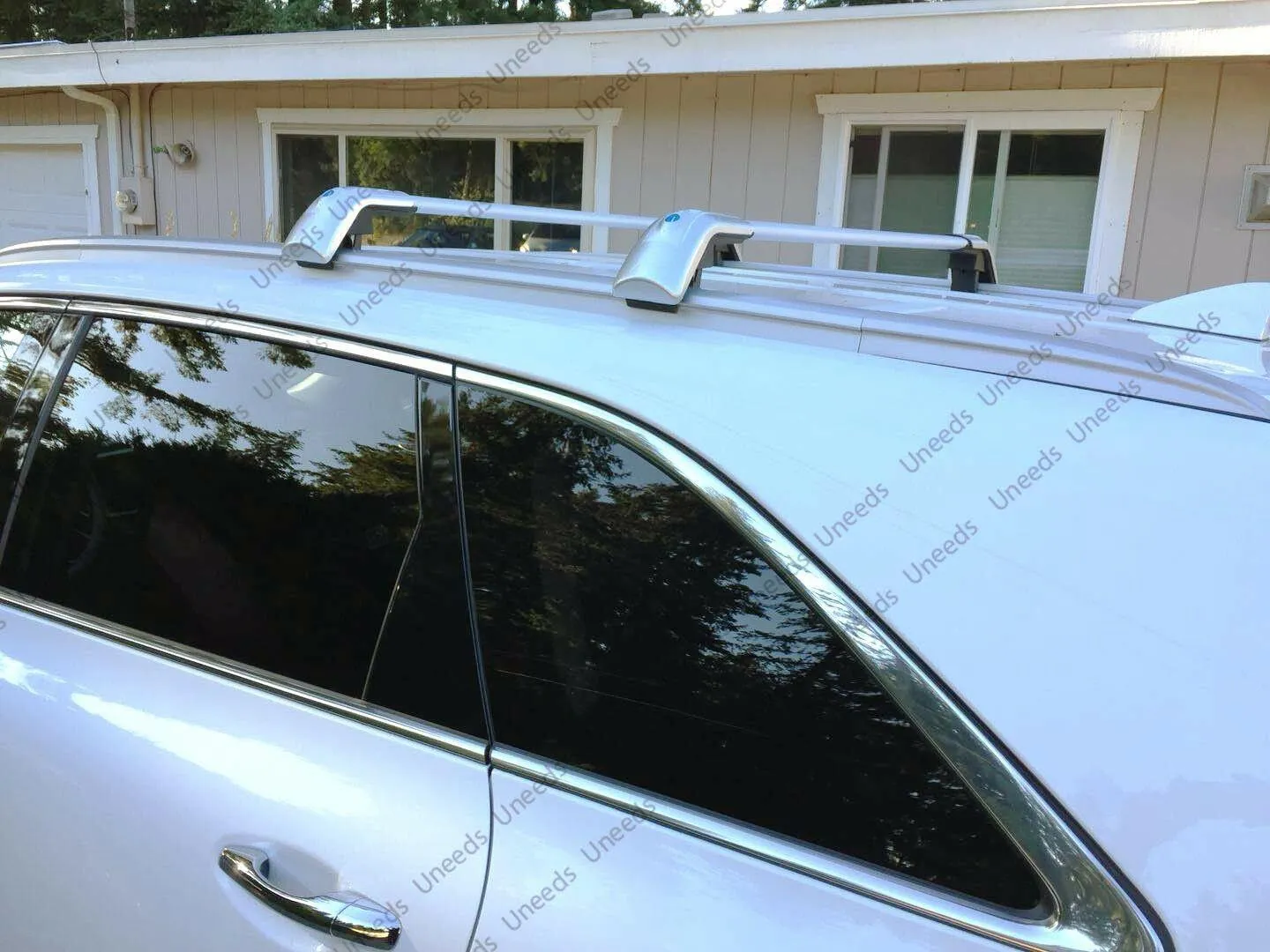 Fit 2010-2025 AUDI Q7 Baggage Luggage Cross Bar Crossbar Sliver Top Roof Rack