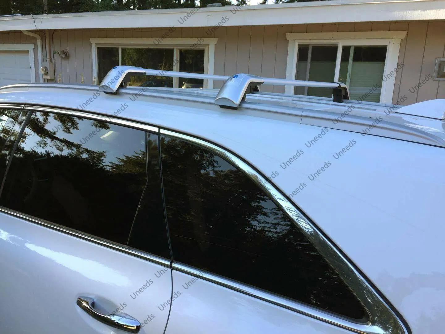 Fit 2010-2025 AUDI Q7 Baggage Luggage Cross Bar Crossbar Sliver Top Roof Rack