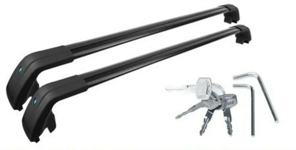 Fit 2011-2021 BMW X3 F25 Black Roof Rack Baggage Luggage Cross Bar Crossbar