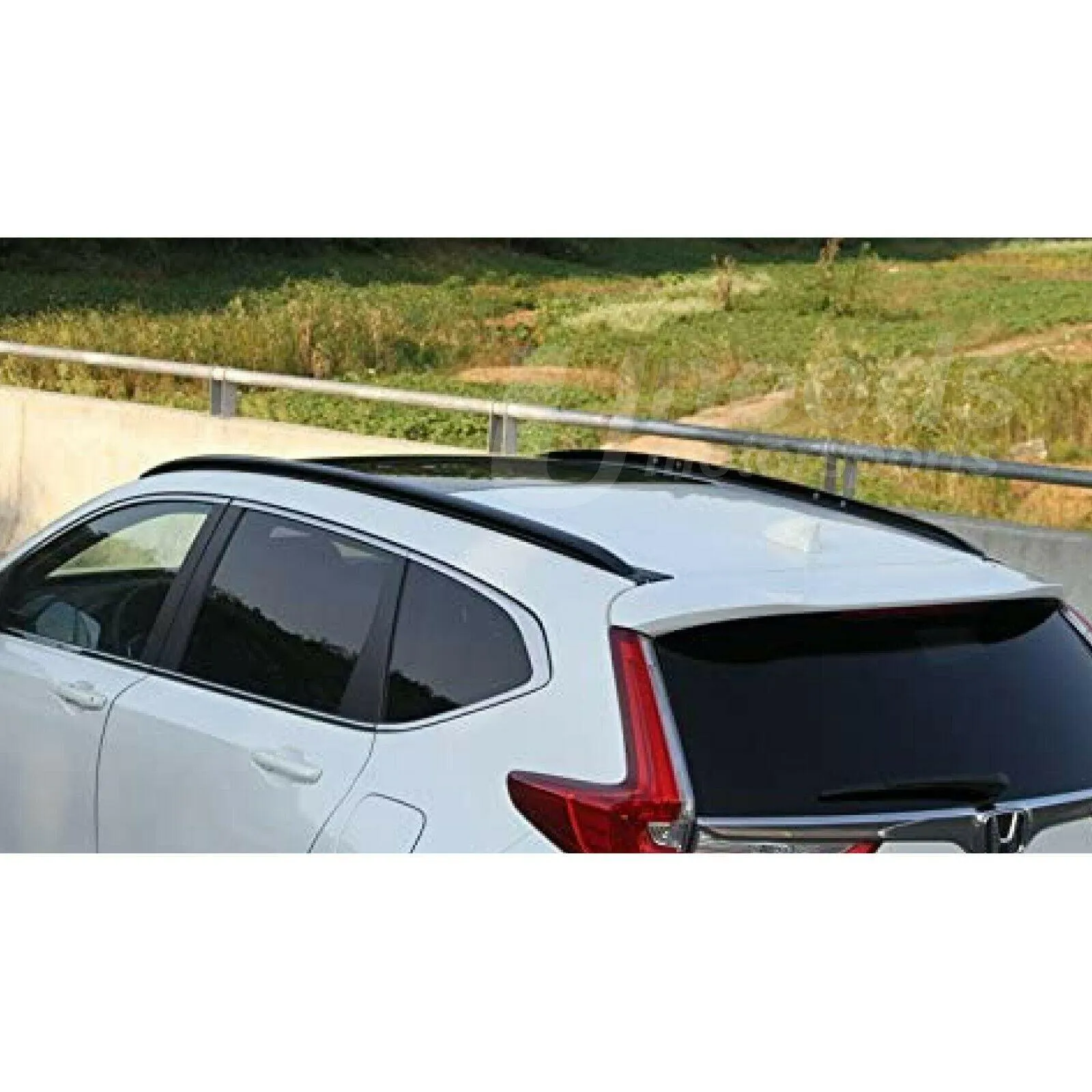 Fit 2012-2016 Honda CRV CR-V Black Silver Roof Rack Side Rail Bar Cross Bar Set