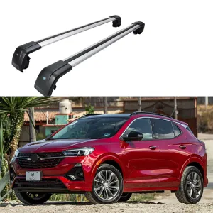 Fit 2013-2021 Buick Encore Silver Roof Rack Cross Bar Baggage Luggage Carrier Bar