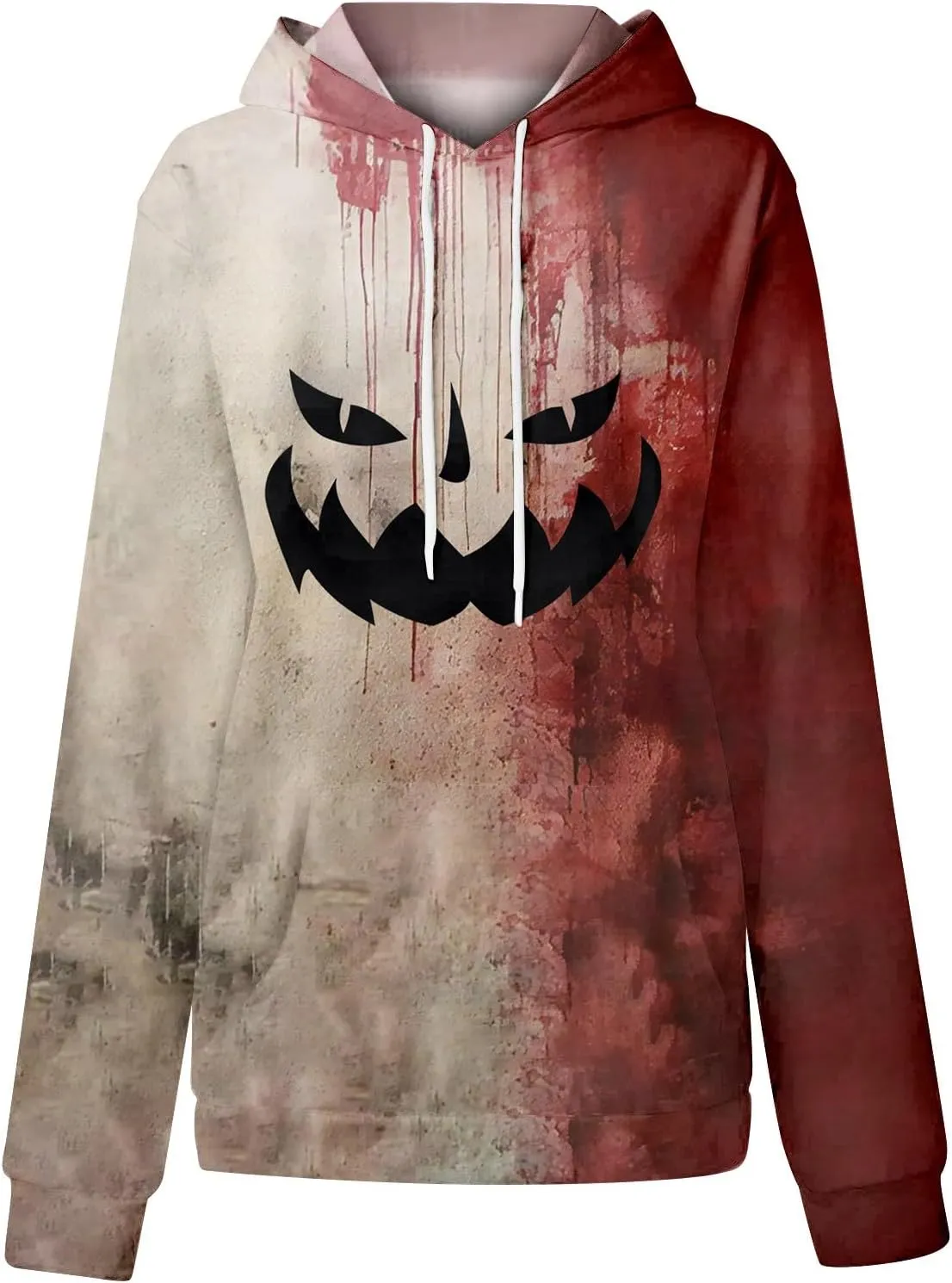 GOFULY Pumpkin Sweatshirt For Women Fall Y2K Hoodies Halloween Pumpkin Face Graphic Winter Sweatshirt Long Sleeve Pullover