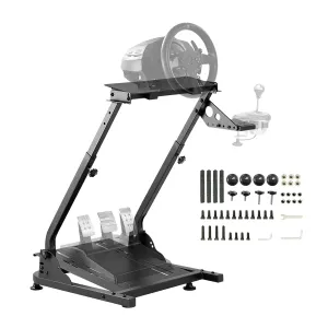 Grefinity Racing Wheel StandHeight Adjustable Steering Wheel Stand Racing Simulator Cockpit for Logitech G920 G29 G923 G27 G25, Thrustmaster T300RS TX F458 T500RS T150 Xbox PS4 PS5 PC