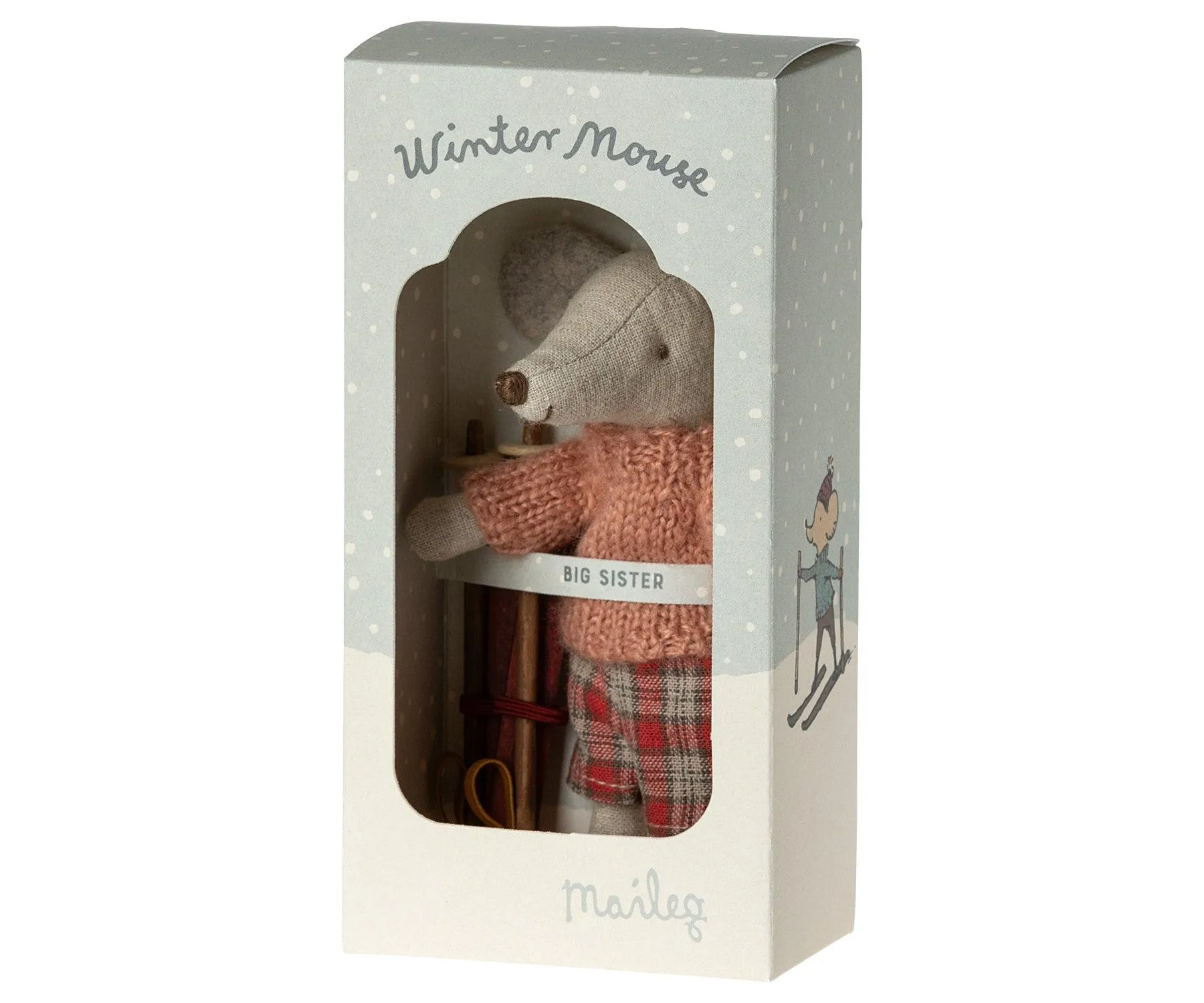 Maileg Ski Mouse Big Sister RETIRED LOW STOCK