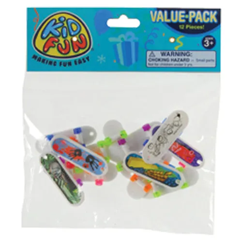 Mini Finger Skateboards Toy (One Dozen)