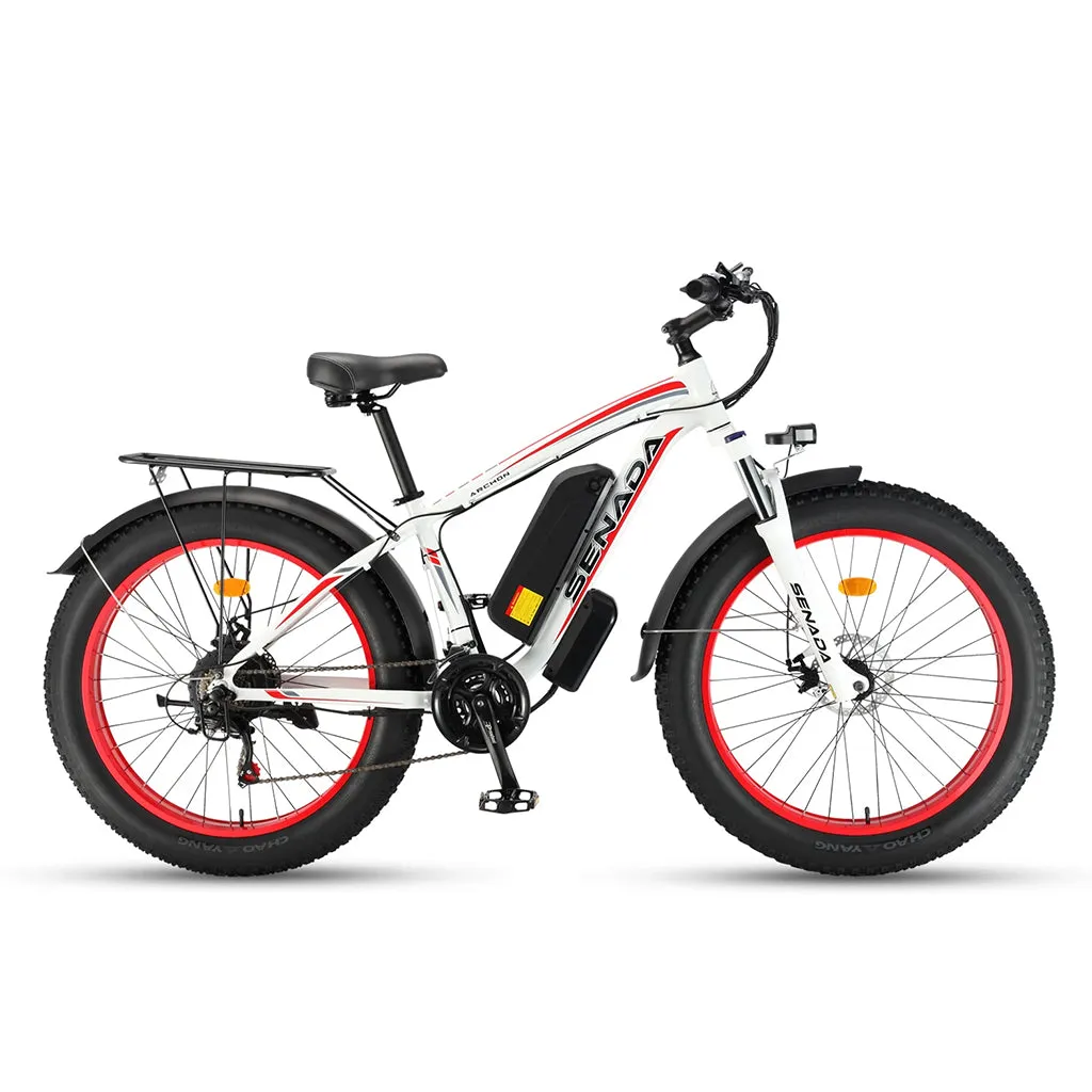 Senada Archon 1000W 48V 17.5Ah All Terrain Fat Tire Electric Mountain Bike