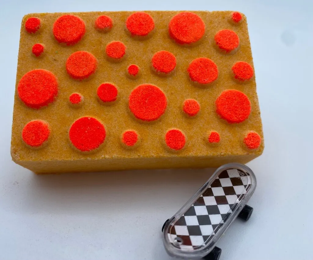 Skater Deck Bath Bomb with Toy Skateboard Inside