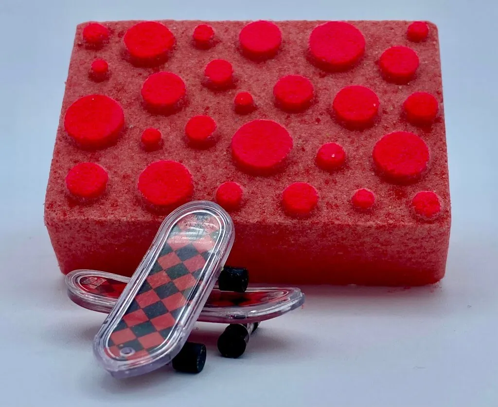 Skater Deck Bath Bomb with Toy Skateboard Inside