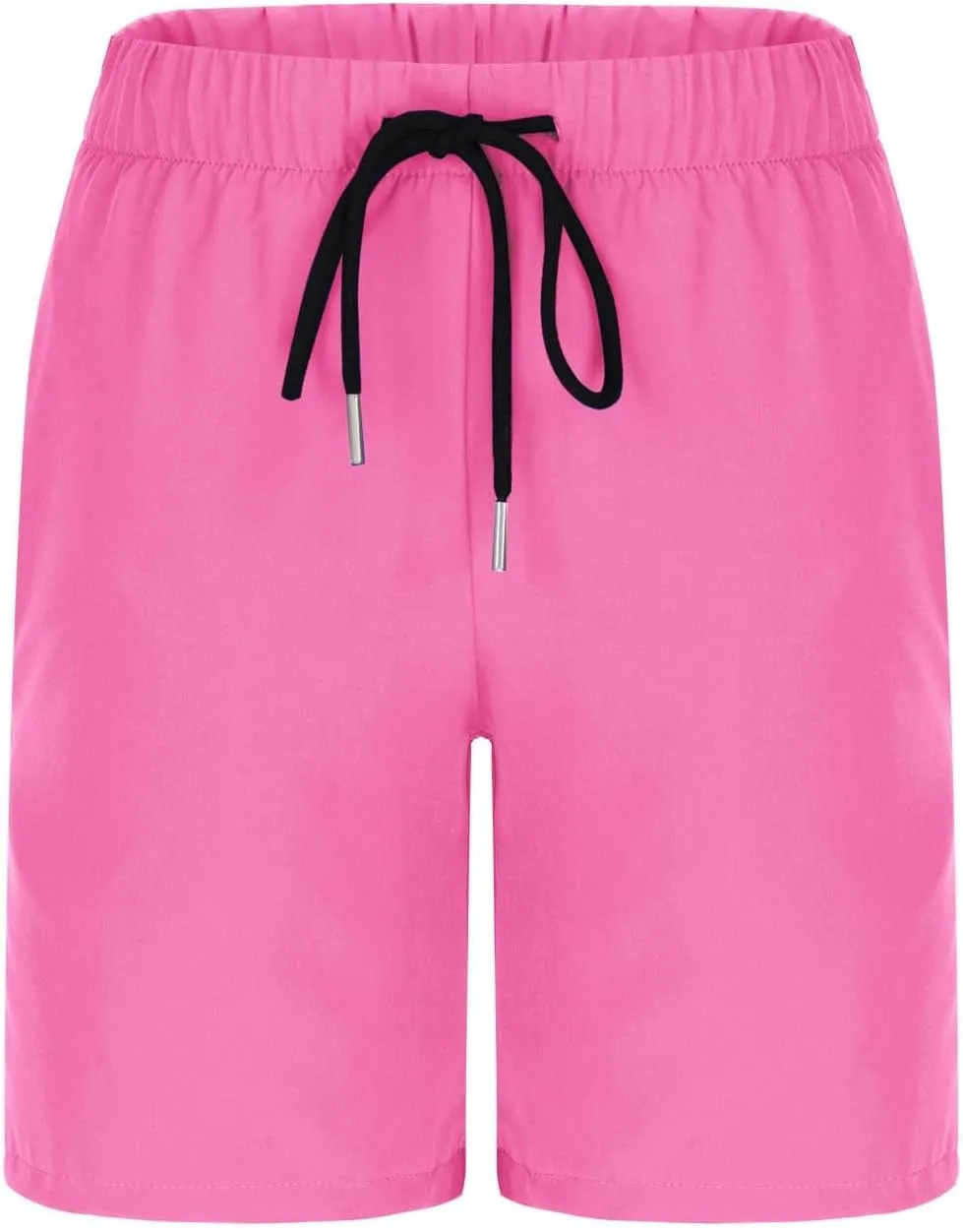 Swim Shorts for Girls Quick Dry High Waisted Trunks with Compression Liner Drawstring Beach Board Shorts Swim Bottoms