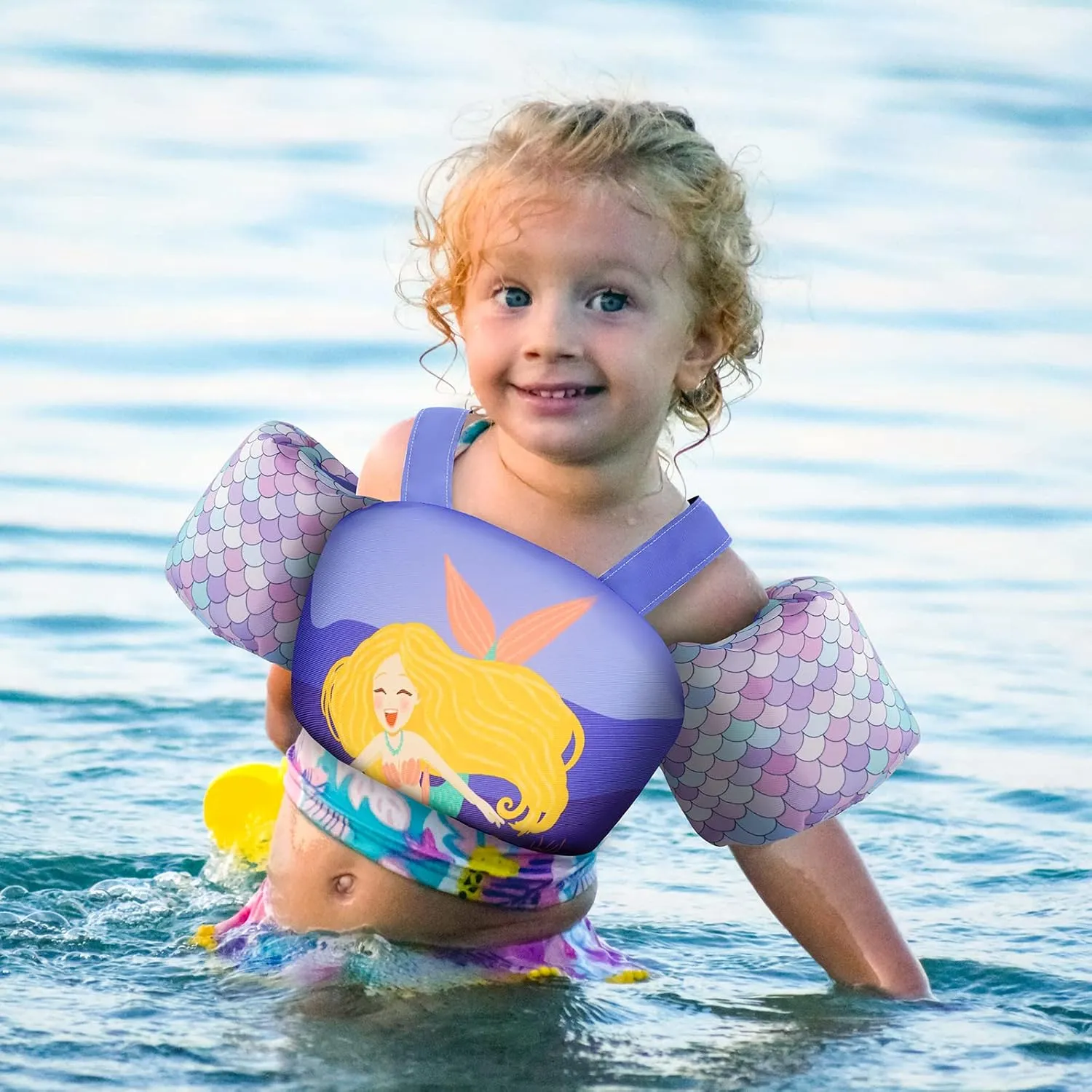 Toddler Swim Vest, Kids Floaties Jacket for 22-66 Pounds Boys & Girls, Puddle Vest for 2,3,4,5, 6 Years Old,Child Floaties for Learning to Swim and Training in The Swimming Pool