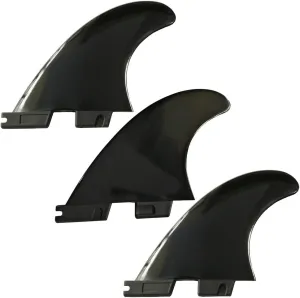 Tri G5 Surfboard Double Tab F2 Fins Fins Box SUP Surfing Fin 1 Center   2 Side 2 Colors (Black)