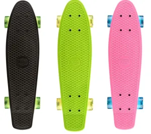 Xootz Pp 22" Skateboard With Led Lights-Green