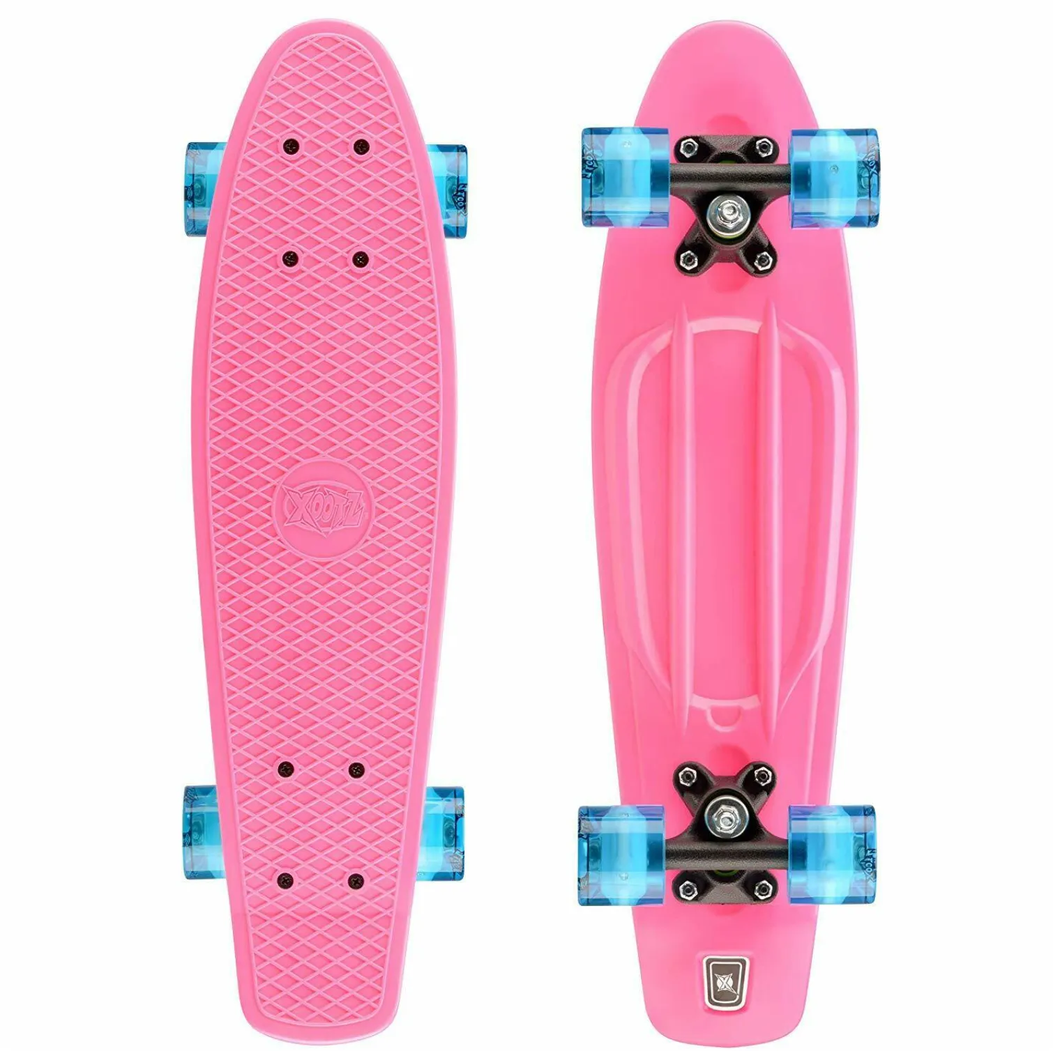 Xootz Pp 22" Skateboard With Led Lights-Pink-